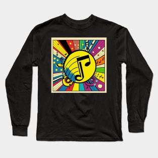 Music Genius Vintage Pop Art Style Long Sleeve T-Shirt